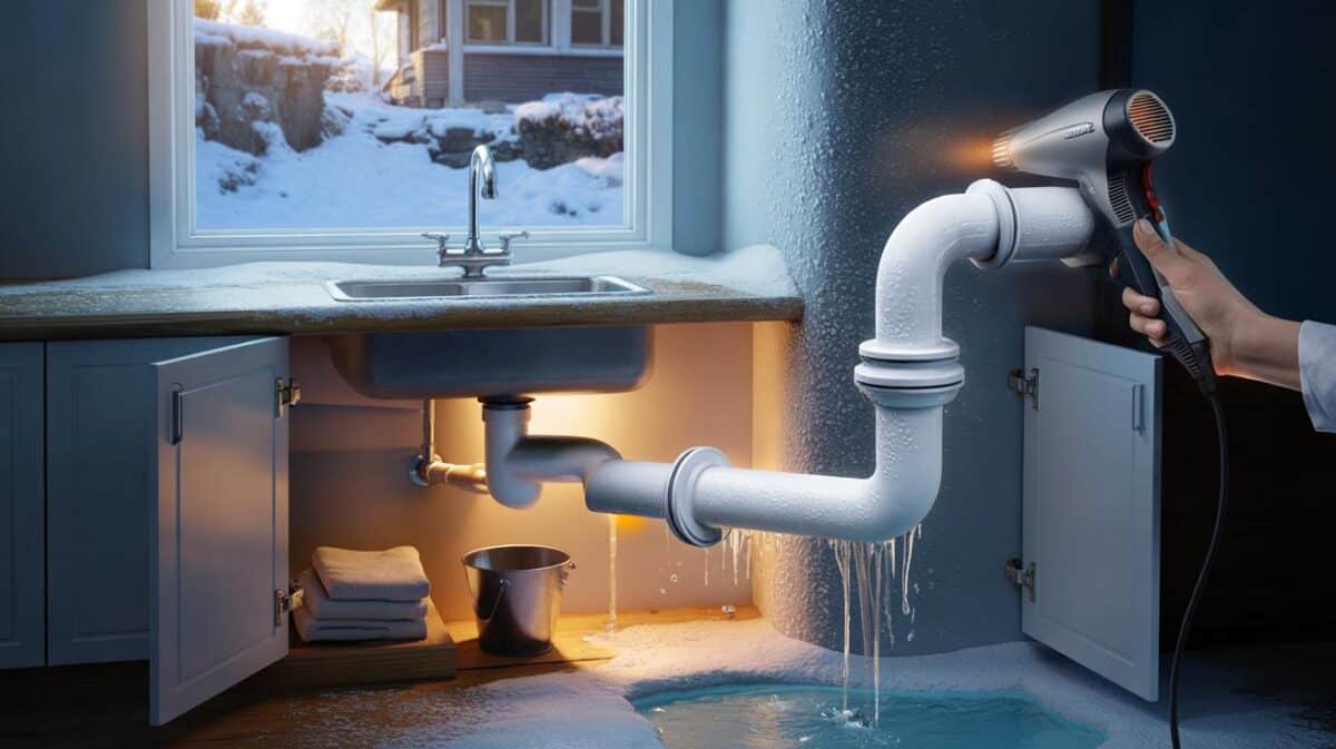 Abfluss eingefroren? Warum Außenwand-Rohre sofort Maßnahmen brauchen