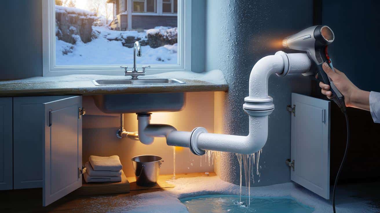 Abfluss eingefroren? Warum Außenwand-Rohre sofort Maßnahmen brauchen