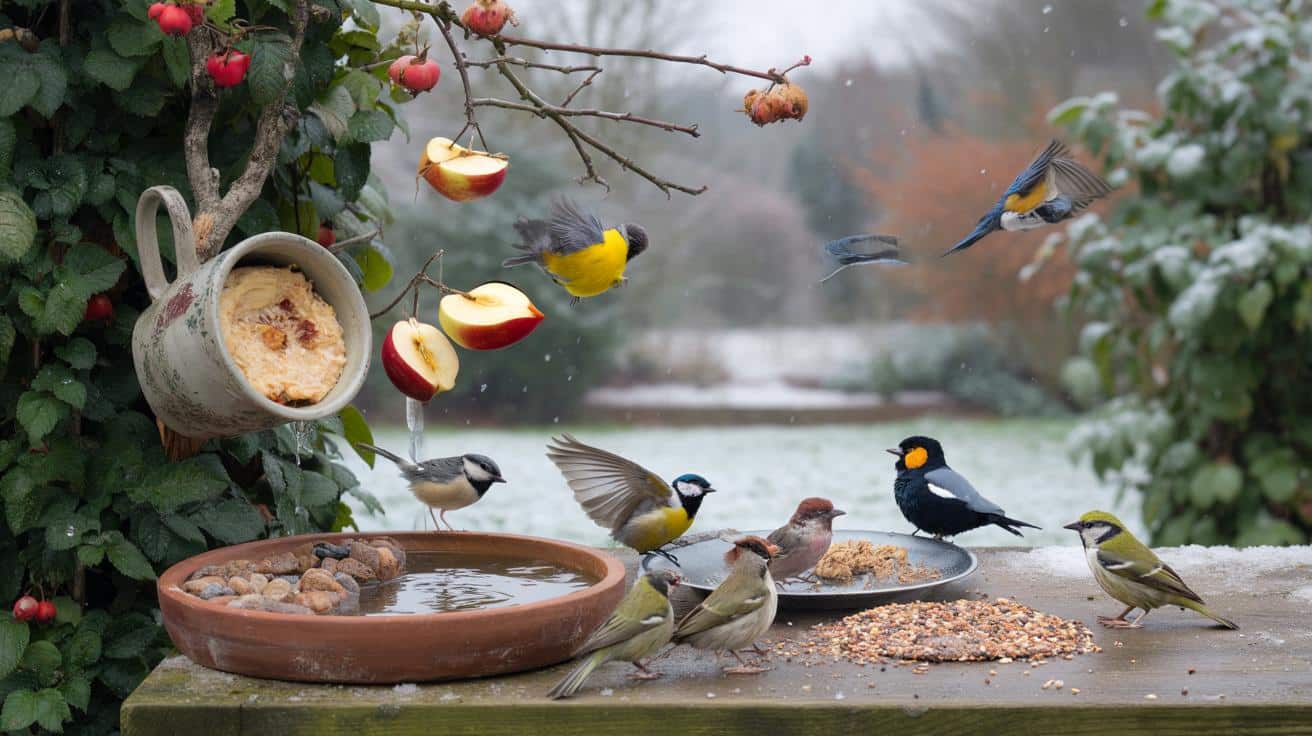 Besser als Körnermischung: Die Vögel strömen den ganzen Winter in Ihren Garten