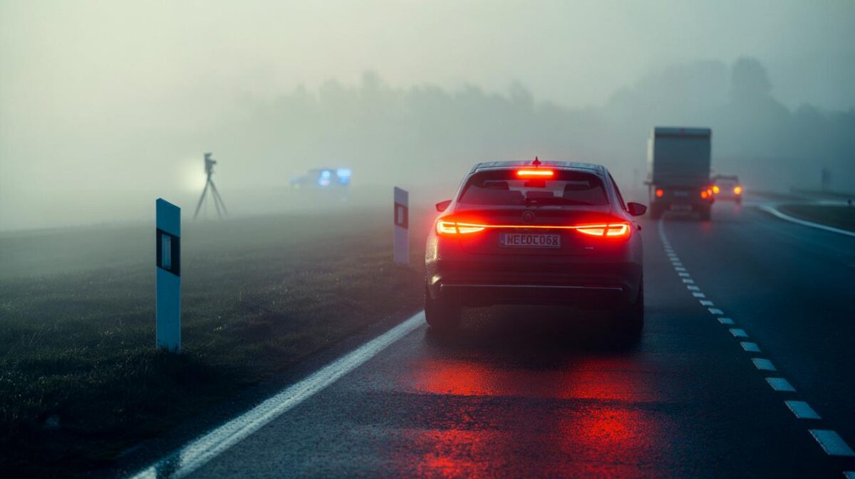 Bußgeld-Falle Nebel: Wer das rote Licht anlässt, darf nur noch 50 fahren