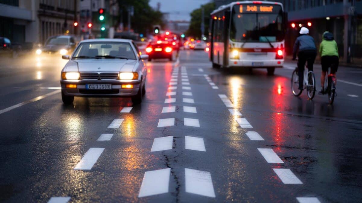 Doppelt gestrichelte Fahrbahnlinie: Viele Autofahrer kennen die Regeln nicht