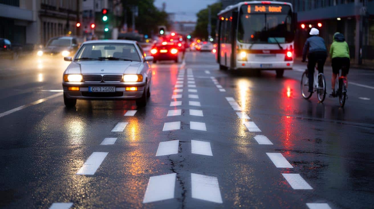 Doppelt gestrichelte Fahrbahnlinie: Viele Autofahrer kennen die Regeln nicht