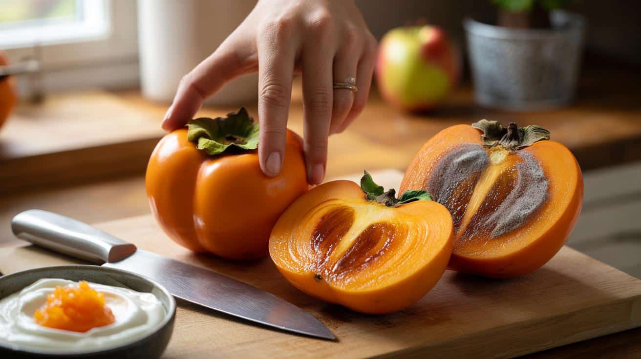 Dunkle Flecken auf der Kaki: In den Müll oder noch essbar?