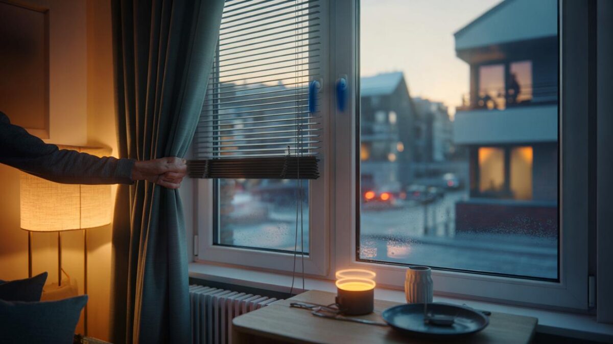 Fachleute raten: Lass zu Hause um 17:30 Uhr die Jalousien herunter und zieh die Vorhänge zu