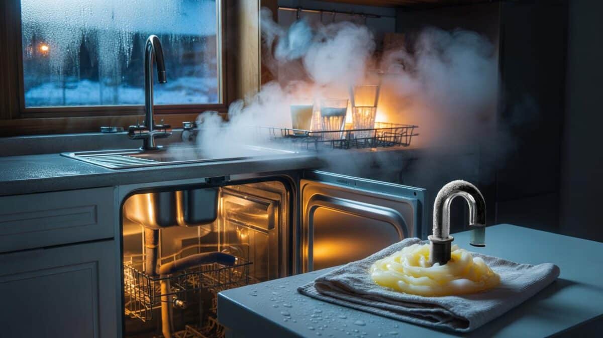 Fett im Rohr: Warum die Spülmaschine im Winter heißer laufen muss