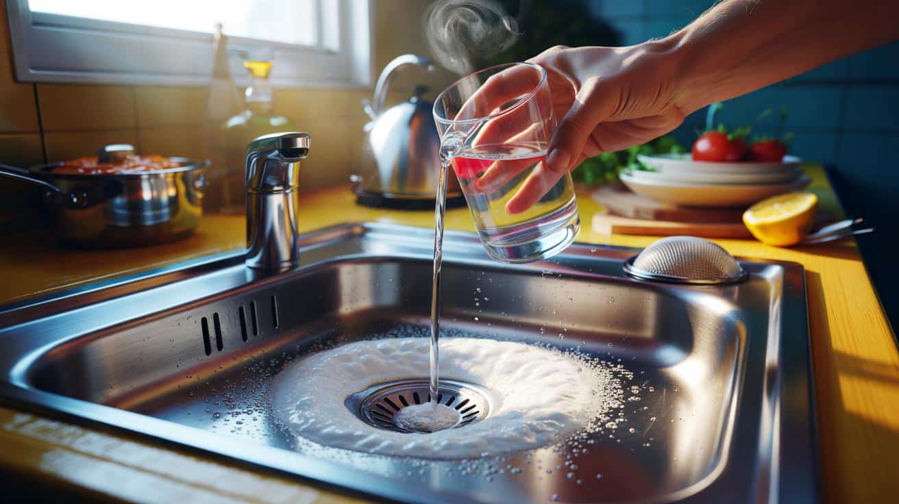 „Gießen Sie ein halbes Glas davon hinein, und der Abfluss wird sich wie von selbst lösen“