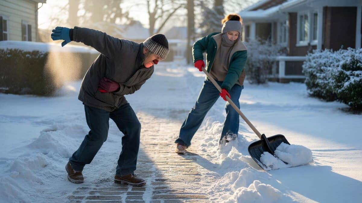 Hexenschuss vom Schippen? Die richtige Technik für den Rücken