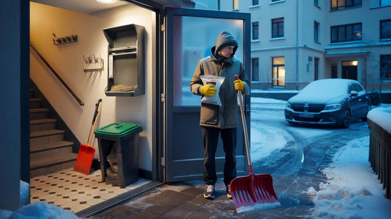 Kein Schneeschieber? Muss der Mieter eigenes Werkzeug kaufen?