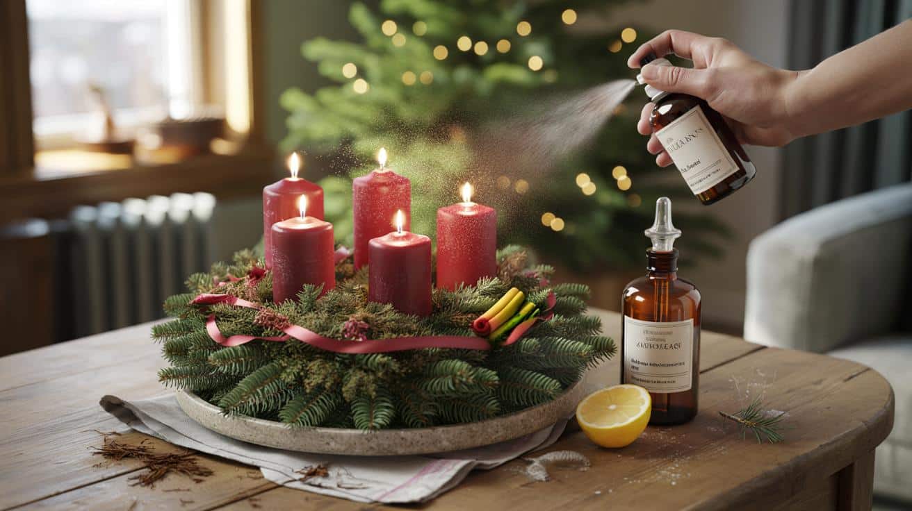 Nadeln fallen schon? Das Apotheker-Hausmittel rettet Ihren Adventskranz sofort