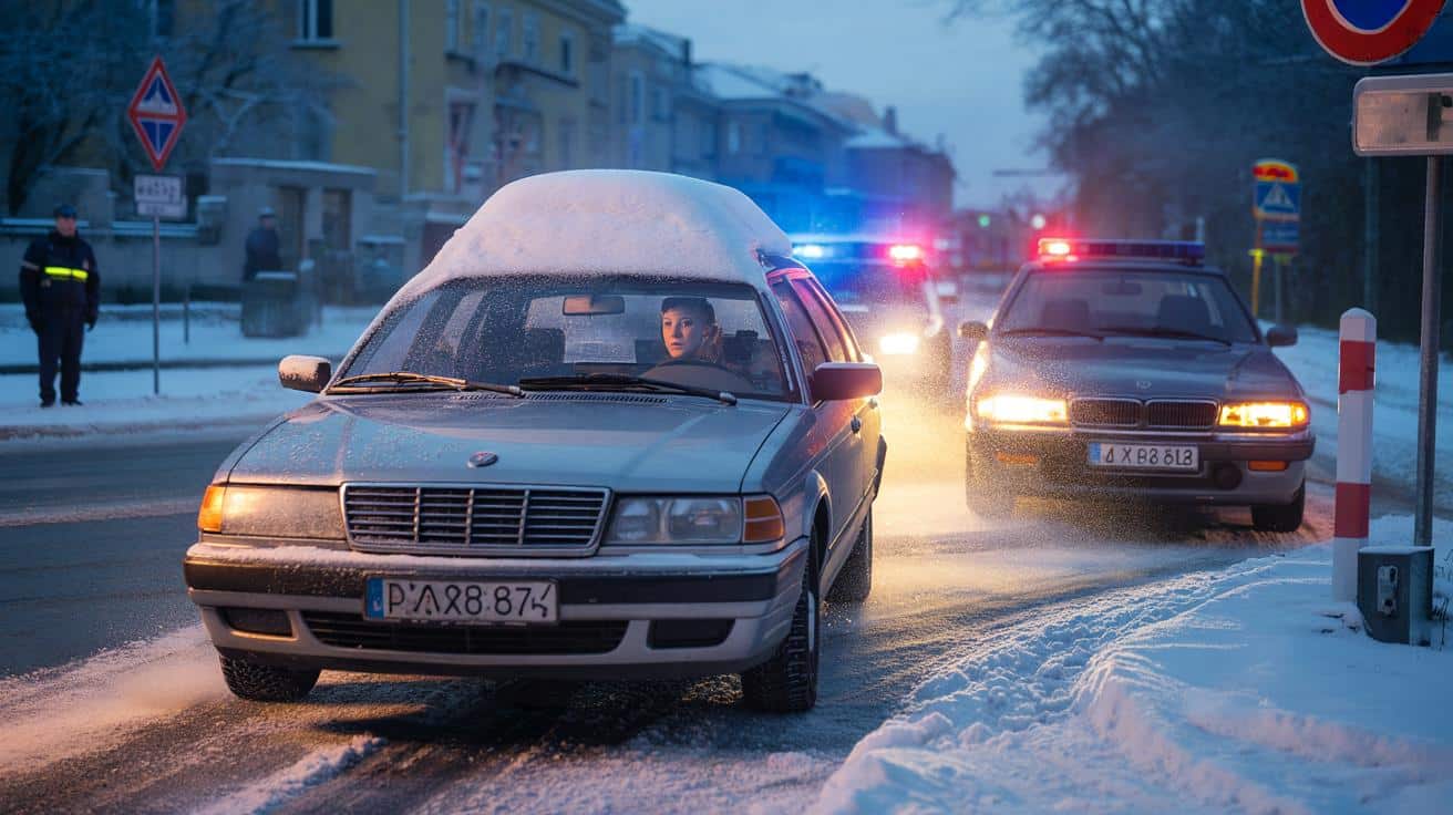 Punkte in Flensburg: Fahren mit Schneehaube auf dem Dach wird teurer als gedacht