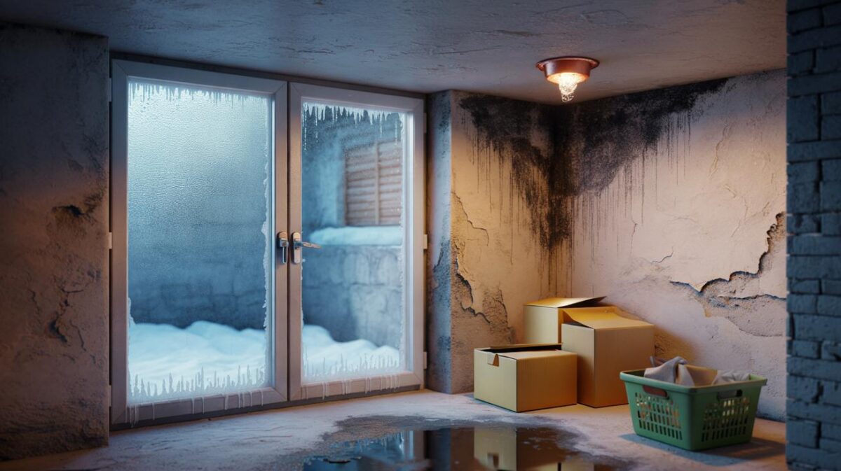 Schimmel im Keller? Warum Sie bei Frost die Fenster unbedingt geschlossen halten