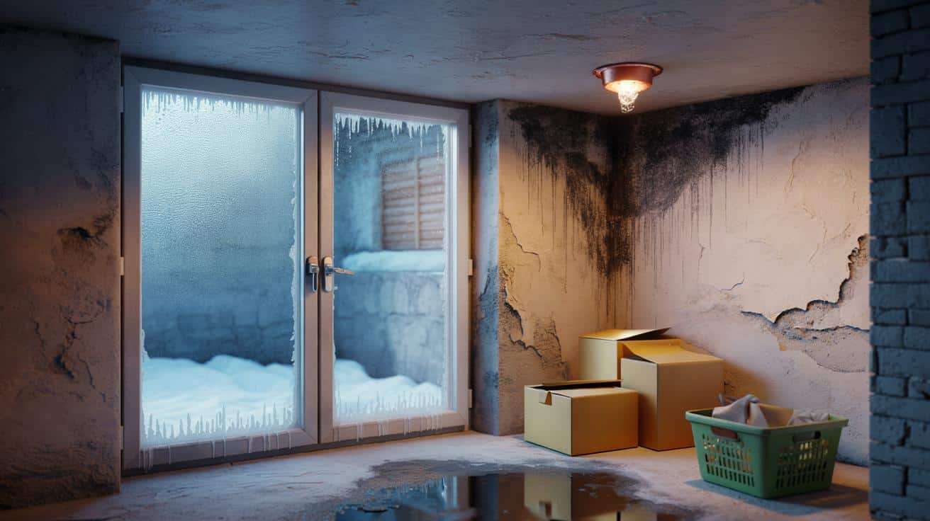 Schimmel im Keller? Warum Sie bei Frost die Fenster unbedingt geschlossen halten