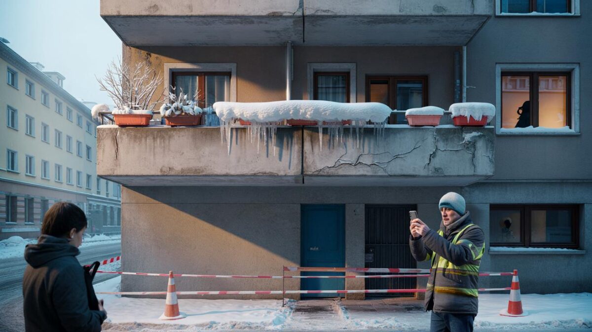 Schneelast am Balkon: Wer haftet, wenn die Statik plötzlich nachgibt?