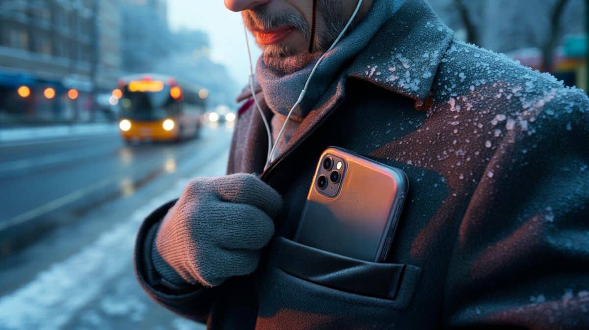 Smartphone im Kältetod: Warum die Innentasche der Jacke der einzig sichere Ort bleibt