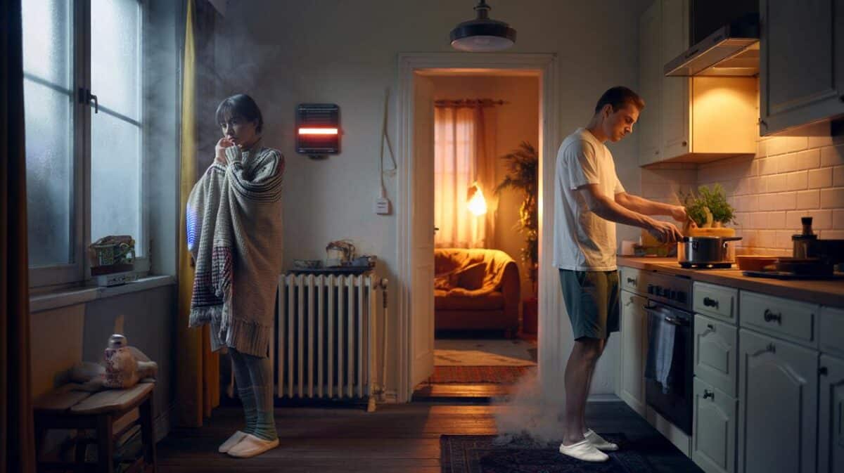 Streit um die Heizung? Warum sie 23 Grad braucht, wenn ihm bei 20 Grad warm ist