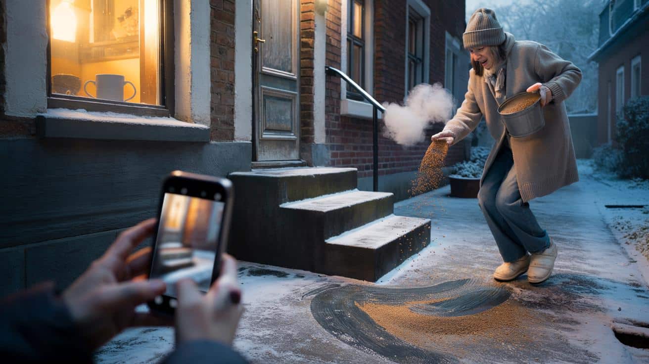 Sturz vor dem Haus: Wann gestreuter Split vor Gericht nicht als Beweis gilt