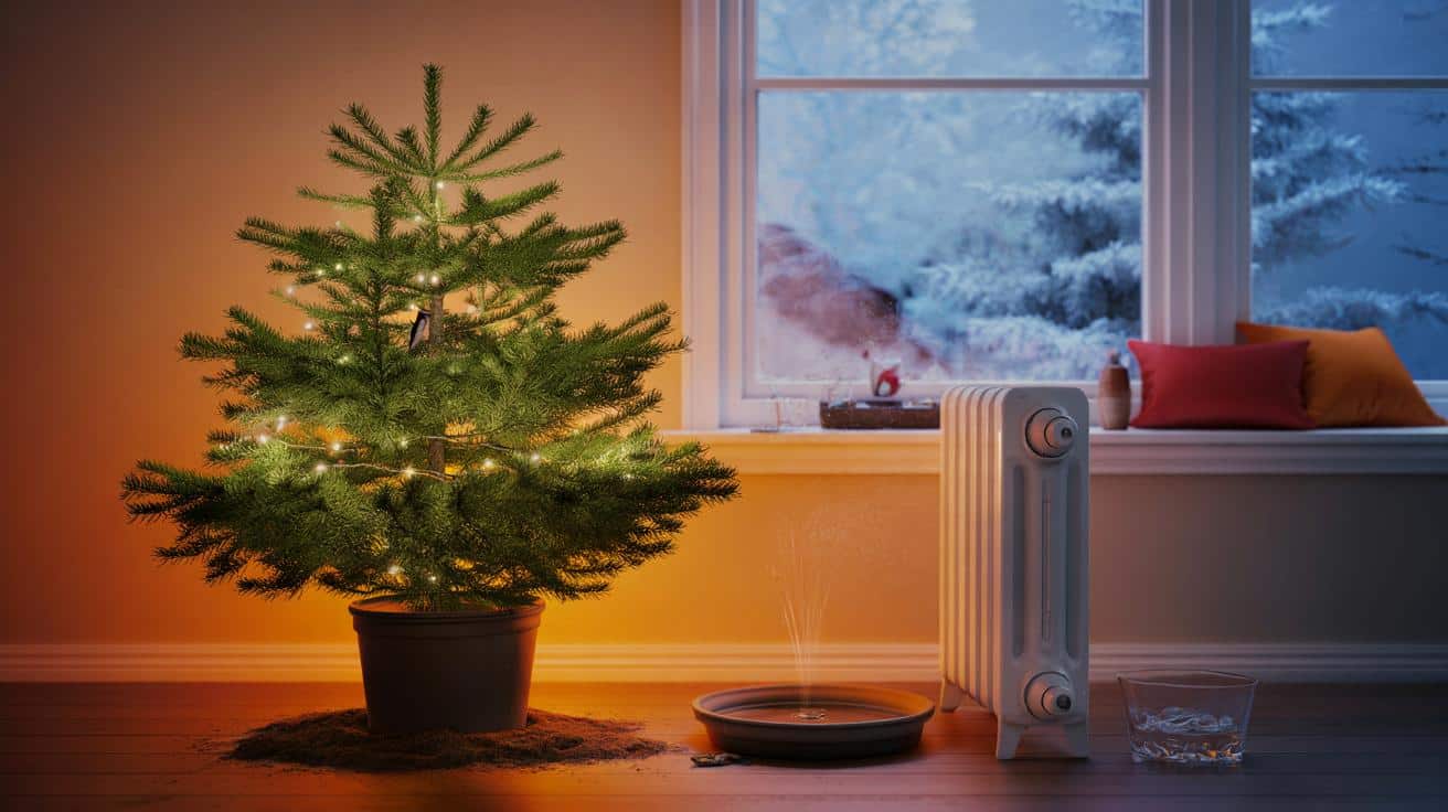 Tannenbaum im Topf? Warum er im warmen Wohnzimmer fast immer eingeht