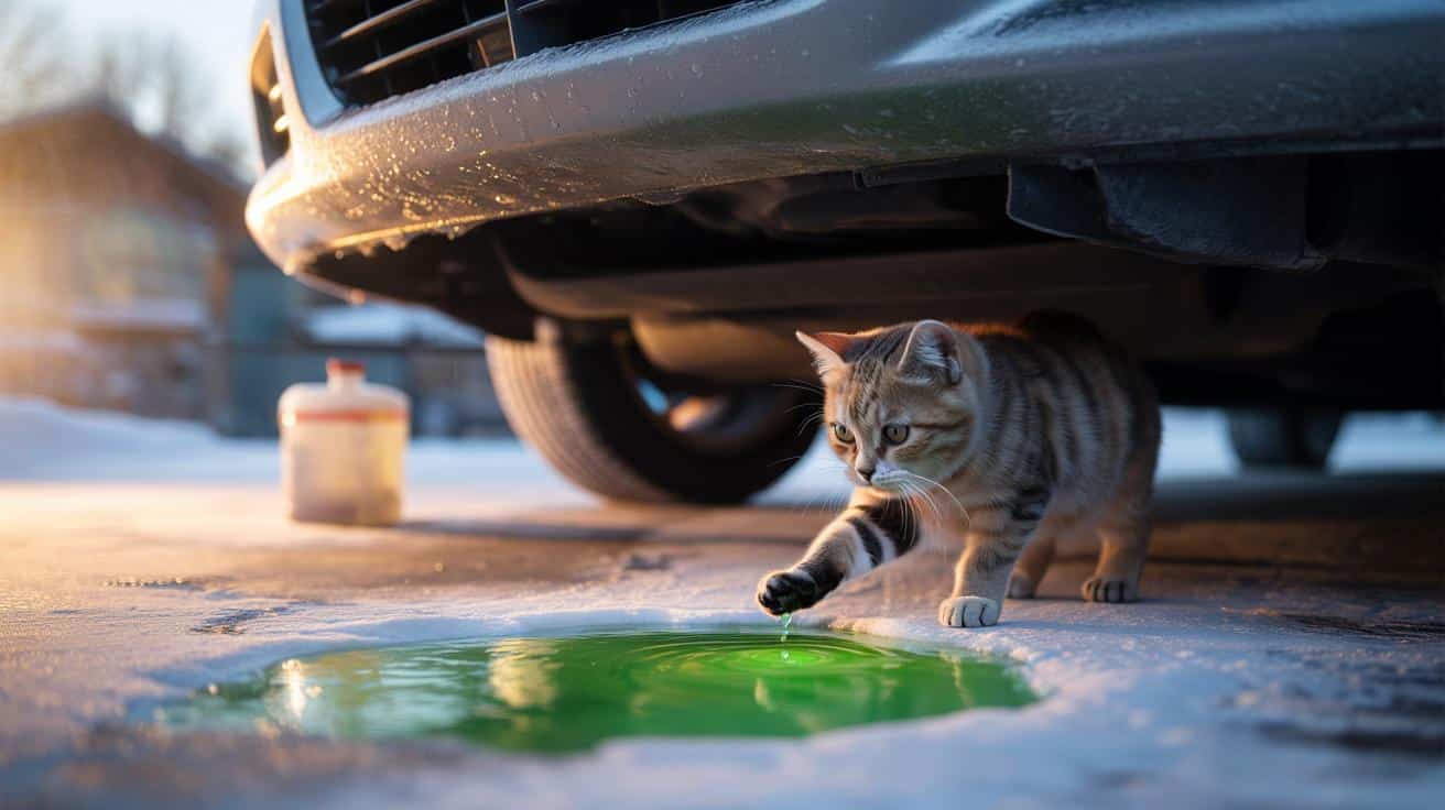 Tödliche Pfütze: Warum Katzen Frostschutzmittel anzieht – und was sie daran sterben lässt