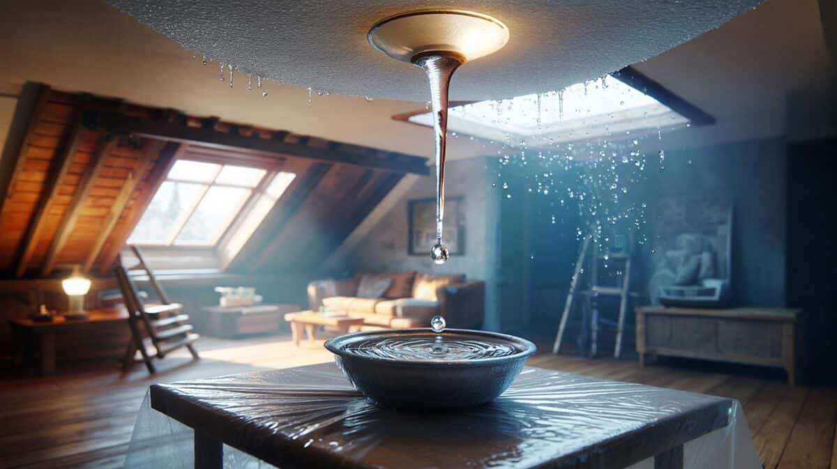 Wasser von der Decke? Wenn Tauwasser vom Dachboden ins Haus läuft